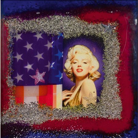 Omar Ronda Portula 1947 50x50 cm. "Marylin frozen", 2005, fotografia e...