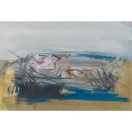 Sergio Scatizzi Capannori 1918 - Firenze 2009 35x50 cm. "Composizione", 1970,...