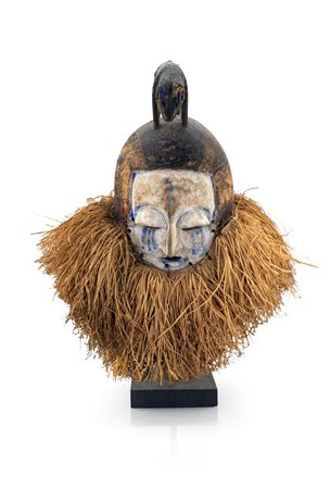 Maschera antropomorfa Suku, repubblica democratica del Congo