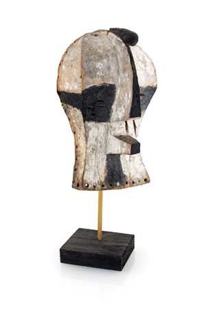 Maschera antropomorfa in legno, Repubblica Democratica del Congo