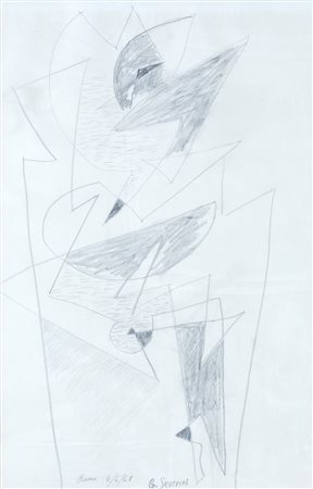 Gino Severini, Composizione, 1961