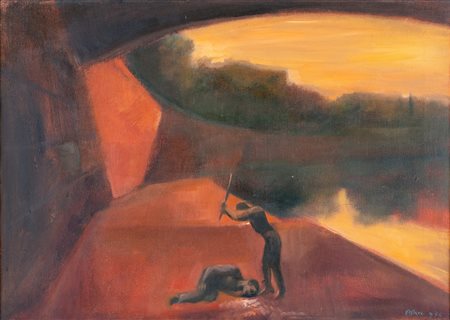 Ugo Attardi, Senza titolo, 1976