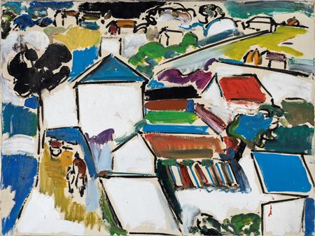 Sante Monachesi, Paesaggio Marchigiano, Anni '40