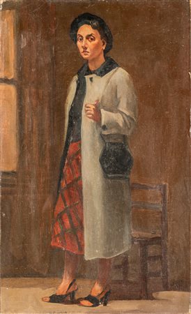 Alberto Ziveri, Ritratto di Giovanna Giacomozzi, 1954