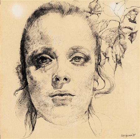 Renzo Vespignani, Ritratto di Netta, 1975