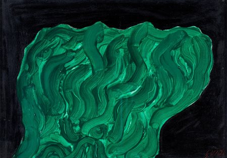 Virgilio Guidi, Green & black, 1959