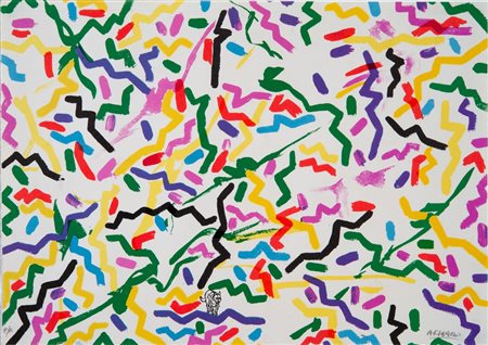 FABBRI AGENORE Quarrata (Ps) 1911 Senza titolo Litografia su carta esemplare...