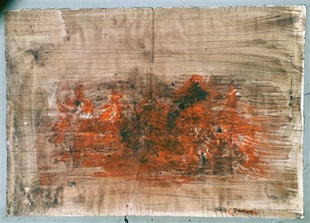 GUENZI COSTANTINO Milano (Mi) 1926 Paesaggio in zona 1972 Olio, pastello e...