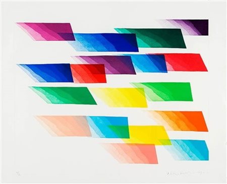 DORAZIO PIERO Roma (Roma) 1927 Color Fax 1990 Acquaforte acquatinta su carta...