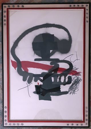 TAPIES ANTONI Barcellona (Spagna) 1923 Ausstellung Tàpies - Milano 1985 1985...