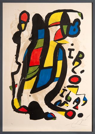 MIRÒ JOAN Barcellona (Spagna) 1893 Mirò Milano 1981 Litografia su carta es....