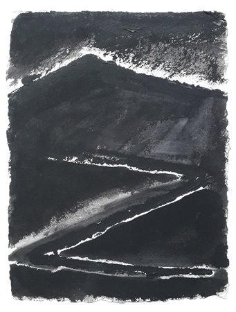 GRADI MARCO Mantova (Mt) 1955 Senza titolo 1985 Mista su carta tirata a mano...