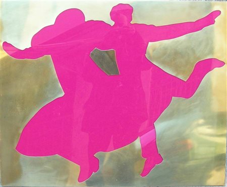 LODOLA MARCO Pavia (Pv) 1955 Ginger e Fred 2000 Ottone dorato+plastica (pezzo...