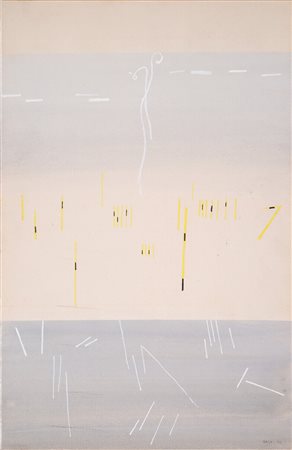 VAGO VALENTINO Barlassina (Mb) 1931 Composizione 1979 Tempera su cartone...