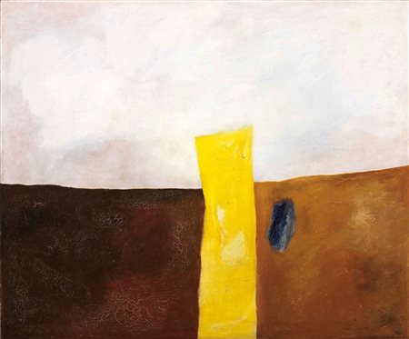 VAGO VALENTINO Barlassina (MB) 1931 Immagine sull'orizzonte Olio su tela...