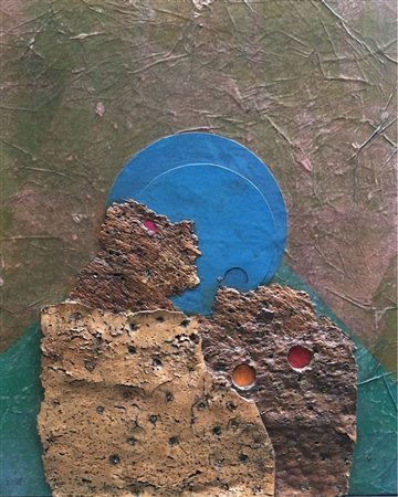 CRIPPA ROBERTO monza (MB) 1921 Senza titolo 1965 Tecnica mista, amiantite e...