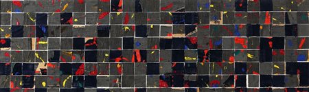 BIANCO REMO Milano (MI) 1922 Collage 1984 Tecnica mista su cartone 34,00x98,00