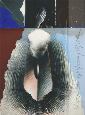 ZAZA MICHELE Molfetta (Bari) 1948 Corpo infinito 2005 Fotografia, tempera e...