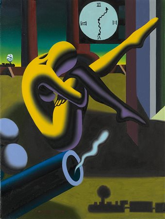 KOSTABI MARK Los Angeles (USA) 1960 Ammunition 1998 Acrilico su tela 60,00x46,00