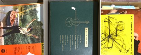 Lotto di tre cartoni contenenti dischi di vario genere (difetti)