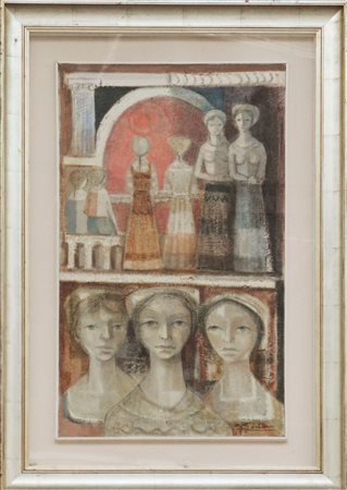 Gian Giacomo Dal Forno "Senza titolo" 
olio su tela
cm 100x60
firmato in basso a