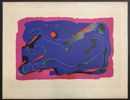 Marino Marini "Cavallo" 1974
litografia a colori
cm 50x65
numerata 8/75 e firmat