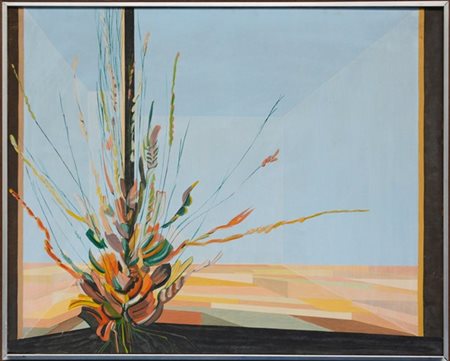 Mario Rossello "Fiori" 1961
olio su tela
cm 80x100
firmato in basso a destra; ti