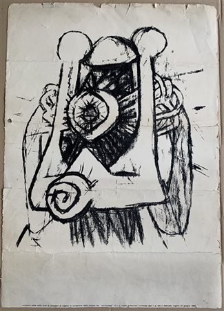 Roberto Matta "Senza titolo" 1969
litografia edita dalla Boni e Schubert di Luga