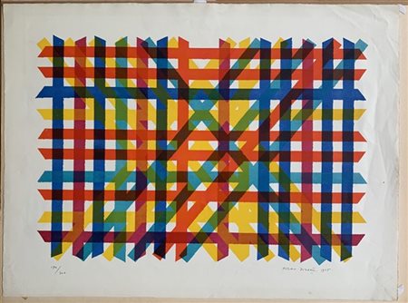 Piero Dorazio "Senza titolo" 1965
litografia a colori
cm 56,5x76
numerata 170/30