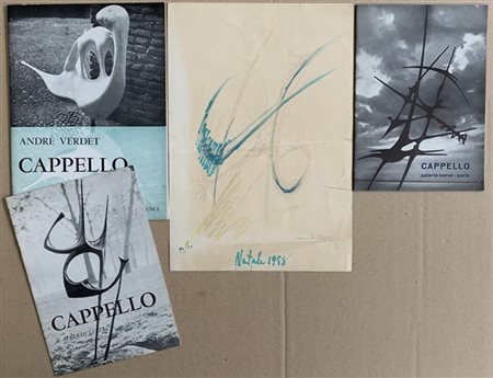 Carmelo Cappello "Senza titolo" 1958
litografia
cm 30x21
firmata e numerata 19/5