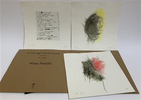 Nina Nasilli "Il cielo oggi non sta in piedi" 2014
Cartella editoriale contenent