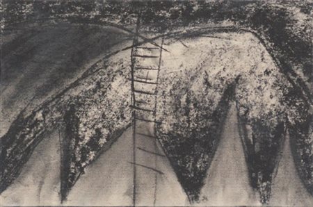 Arcangelo "Di sopra" 1983
tecnica mista su carta intelata
cm 20x30
firmato, data