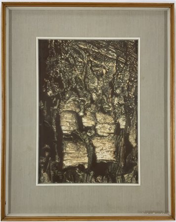 Flavio Mairani "Corteccia di melo" 1967
tecnica mista su cartone
cm 49x34
firmat