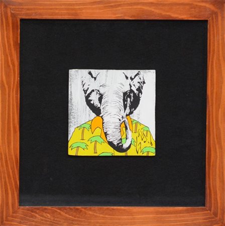 Alessandro Di Vicino Gaudio "MR Palm" 2017
acrilico su mdf
cm 13x13
etichetta al