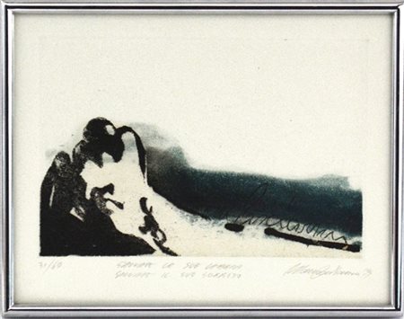 Firma indecifrata "Guardate le sue labbra/ guardate il suo sorriso" 1999
acquafo