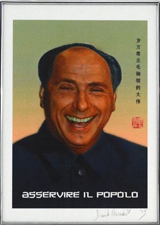 Daniele Miradoli "Asservire il popolo" 2013
stampa offset/ multiplo su carta Tin