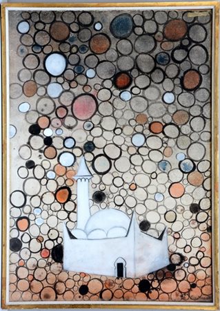 Wilfred Roloff Beny "Tripoli" 1956
tecnica mista su carta
cm 100x70
firmato e da