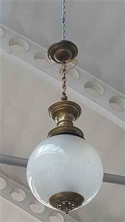 Luigi Caccia Dominioni Lampada a sospensione modello "LS1GC lampione". Produzion