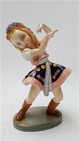 C.I.A. Manna "Balletto ungherese"
Scultura in ceramica formata a colaggio e smal