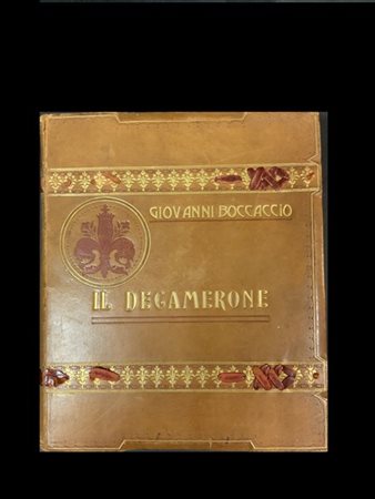 BOCCACCIO Giovanni. Il Decamerone illustrato da Tito Lessi. Firenze, Alinari, 1
