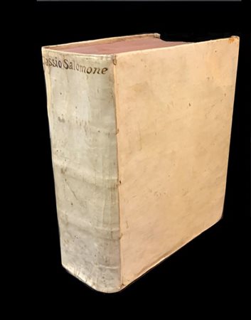 GLASS, Salomon. Philologiae sacra. Francoforte: Fleischer, 1691. 8vo grande (21