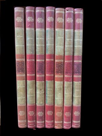 [ILLUSTRATI] Lotto di 7 volumi di pregio sui costumi tradizionali francesi pubb
