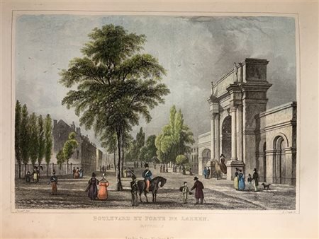 [ILLUSTRATI] The continental tourist. Londra: Parry & Co., s.d. Internamente un