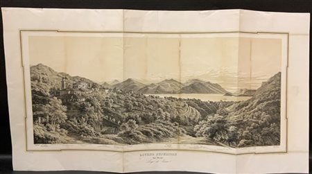 LOSE, Federico. Loveno Superiore sopra Menaggio. Lago di Como. Grande veduta 46