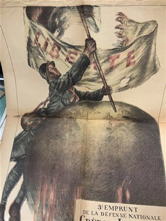MANIFESTI] - POULBOT - DEVAMBEZ. Emprunt de la défense nationale. Pour la victo