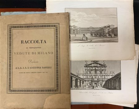 [MILANO] - Milano e suoi dintorni. Fascicolo primo contenente: L'Imperiale Real