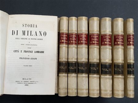 [MILANO] CUSANI, Francesco. Storia di Milano dall’origine a nostri giorni. Mila