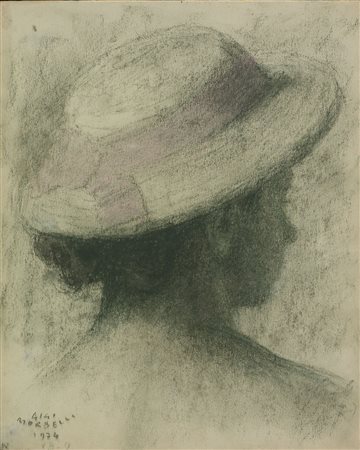 MORBELLI GIGI (Orsara Bormida (AL) 1900 - 1980 Torino) - "Il cappello di...