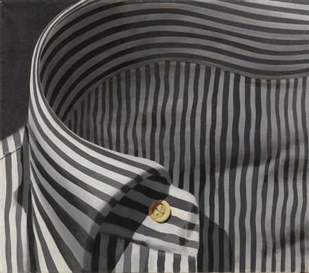 GOBERTI GIANFRANCO (Ferrara 1939) - "Camicia particolare" 2002, 70x80 olio su...