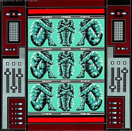 GERICO (GERI PIERO) (Somma Lombardo (Varese) 1946) - "Casellario" 1977, 70x70...